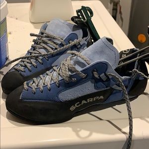 Scarpa climbing shoes. Worn 3 times